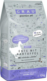 Grau Hundefutter Adult Ente mit Kartoffel Getreidefrei Sensitive 3 kg - 3 kg – Bild 1 von 3