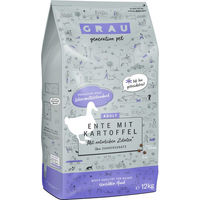 Produktbild von Grau Hundefutter Adult Ente mit Kartoffel Getreidefrei Sensitive 3 kg - 3 kg