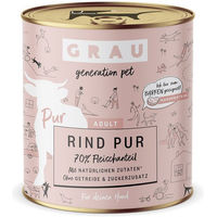 Produktbild von GRAU Hundefutter Adult Rind Getreidefrei und Ohne Zucker 6x800g