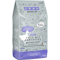 Produktbild von GRAU Hundefutter Ente mit Kartoffel Hypoallergen Getreidefrei Monoprotein Sensitive 2x12kg