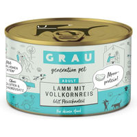 Produktbild von Grau Hundefutter Lamm mit Vollkornreis Adult Monoprotein Glutenfrei 200 g - 200 g