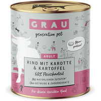 Produktbild von GRAU Hundefutter Rind mit Karotte und Kartoffel getreidefrei und monoprotein 4800g