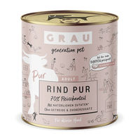 Produktbild von GRAU Hundefutter Rind Stückchen in Soße Hypoallergen Monoprotein 6 x 800 g - 6 x 800 g