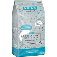 Produktbild von Grau Hundetrockenfutter Forelle mit Kartoffel Adult Getreidefrei Monoprotein 3 kg - 3 kg