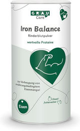Produktbild von GRAU Iron Balance Rinderblutpulver Nahrungsergänzung zur Rekonvaleszenz und zum Muskelaufbau 600g