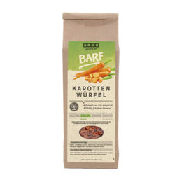 GRAU Karotten-Würfel Hund Vegan Schonkost 150 g - 150 g – Bild 1 von 2