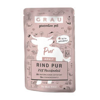 Produktbild von GRAU Katze Adult Getreidefrei Rind Pur Stückchen in Sauce 16 x 125 g - 16 x 125 g