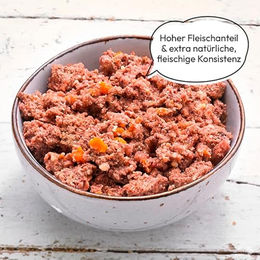 Grau Katzen Nassfutter Kitten Rind Pute und Karotte getreidefrei 400 g - 400 g – Bild 1 von 3