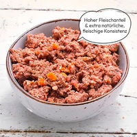 Produktbild von Grau Katzen Nassfutter Kitten Rind Pute und Karotte getreidefrei 400 g - 400 g