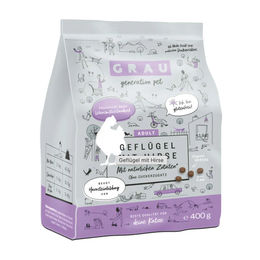 GRAU Katzen Trockenfutter Geflügel mit Hirse glutenfrei 400 g - 400 g – Bild 1 von 2