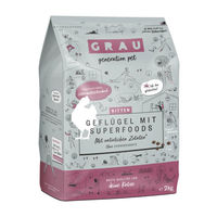 Produktbild von GRAU Katzen Trockenfutter Kitten Geflügel mit Superfoods glutenfrei 2 kg - 2 kg