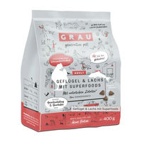 Produktbild von Grau Katzenfutter Geflügel und Lachs mit Superfoods 400 g - 400 g