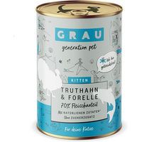 Produktbild von GRAU Katzenfutter Kitten Truthahn und Forelle 2400g