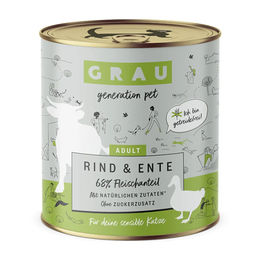 Produktbild von GRAU Katzenfutter Rind und Pute Stückchen in Sauce getreidefrei 6 x 800 g - 800 g