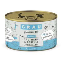 Produktbild von GRAU Kitten Nassfutter Truthahn & Forelle Getreidefrei 6 x 200 g - 6 x 200 g