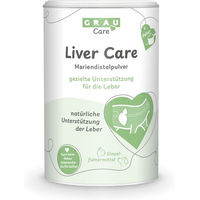Produktbild von GRAU Liver Care Mariendistelpulver zur Unterstützung von Leber und Niere für Hunde und Katzen 1000g