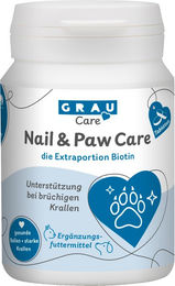 GRAU Nail & Paw Care Haut-Fell-Supplement für Hufe und Krallen 100 Tabletten – Bild 1 von 2