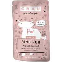 Produktbild von GRAU Nassfutter für Katzen Adult Rind Monoprotein Sensitive 16 x 125 g