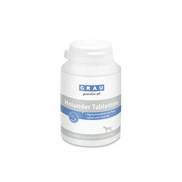 Produktbild von GRAU Pigment Booster Holunder Tabletten zur Pigmentierung unbehaarter Haut für Hunde 200 Stück - 200 Stk.