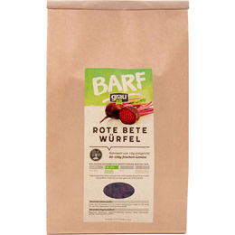 Grau Rote Beete-Würfel Trockengemüse zum BARFen für Hunde 1,2 kg - 1,2 kg – Bild 1 von 3