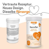 Produktbild von Grau Sanofor Heilmoor Ergänzungsfuttermittel für Hunde und Katzen 1 kg - 1 kg
