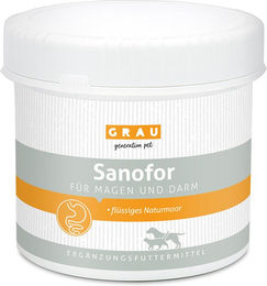 Produktbild von Grau Sanofor Magen-Darm Pulver zur Verdauung für Hunde und Katzen 500 g - 500 g