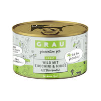 Produktbild von Grau Schlemmertopf Hund Adult Wild mit Gemüse und Nudeln 6 x 200 g