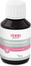 Grau Schwarzkümmelöl kaltgepresst als Nahrungsergänzung für Hunde und Katzen 100 ml - 100 ml – Bild 1 von 5