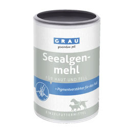 GRAU Seealgenmehl Haut-Fell-Supplement für Hund und Katze vegan 400 g - 400 g – Bild 1 von 6