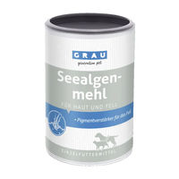 Produktbild von GRAU Seealgenmehl Haut-Fell-Supplement für Hund und Katze vegan 400 g - 400 g