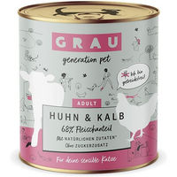 Produktbild von GRAU Sensitive Hundefutter Huhn und Kalb 4800g