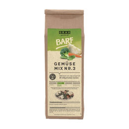 Grau Trockengemüsemischung Nr. 3 Gemüsemix als Nahrungsergänzung für Hunde 150 g - 150 g – Bild 1 von 2