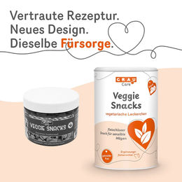 GRAU Veggie Snacks Hundesnacks getreidefrei und vegan 160 g - 160 g – Bild 1 von 5