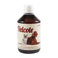 Produktbild von Grau Velcote Ergänzungsfutter zur Haut- und Fellpflege für Hunde und Katzen 500 ml - 500 ml