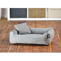 Produktbild von Graues Hundesofa aus Stoff
