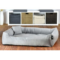 Produktbild von Graues Hundesofa aus Stoff