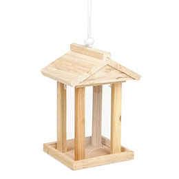 Gravidus Vogelhaus Vogelfutterstation aus Naturholz – Bild 1 von 13