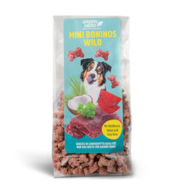 Green Hero Mini Boninos Wild Belohnungssnack für Hunde getreidefrei und ohne Farb- und Aromastoffe – Bild 1 von 3