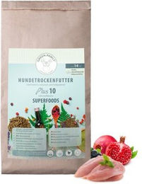 GREEN PAWLY Hundetrockenfutter Huhn Kaltgepresst mit 10 Superfoods 14 kg – Bild 1 von 3