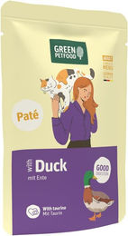 Produktbild von Green Petfood Adult Paté Ente Getreidefrei Sensitive 8 x 85 g