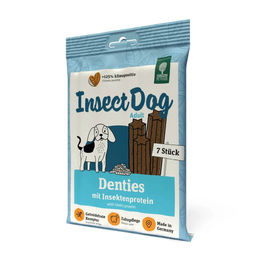 Green Petfood Denties Zahnpflege-Snack für Hunde mit Insekten hypoallergen und monoprotein 180 g – Bild 1 von 3