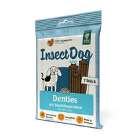 Produktbild von Green Petfood Denties Zahnpflege-Snack für Hunde mit Insekten hypoallergen und monoprotein 180 g