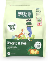 Produktbild von Green Petfood Getreidefreies Hundefutter Kartoffel und Erbse ohne tierisches Protein 900 g