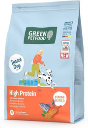 Green Petfood High Protein Kroketten für erwachsene Hunde mit Insekten und Lachs getreidefrei – Bild 1 von 2