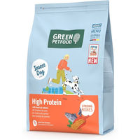 Produktbild von Green Petfood High Protein Kroketten für erwachsene Hunde mit Insekten und Lachs getreidefrei