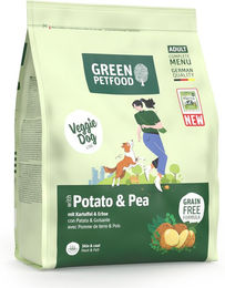 Green Petfood Hundetrockenfutter Potato & Pea für Adult, getreidefrei und ohne tierisches Protein, 900 g – Bild 1 von 5