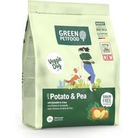 Produktbild von Green Petfood Hundetrockenfutter Potato & Pea für Adult, getreidefrei und ohne tierisches Protein, 900 g