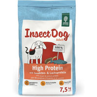 Produktbild von Green Petfood InsectDog High Protein Getreidefreies Trockenfutter für erwachsene Hunde mit Lachs, Ente und Insekten 7,5kg - 7,5 kg
