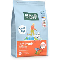Produktbild von Green Petfood InsectDog High Protein Trockenfutter mit Insekten und Lachs für adulte Hunde, getreidefrei, 3 kg