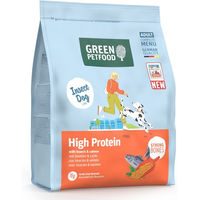 Produktbild von Green Petfood InsectDog High Protein Trockenfutter mit Insekten und Lachs für adulte Hunde getreidefrei 900 g
